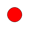 示例输出：用颜色填充椭圆